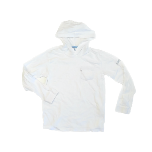 Johnnie-O Boys White Hoodie Size: 10 White