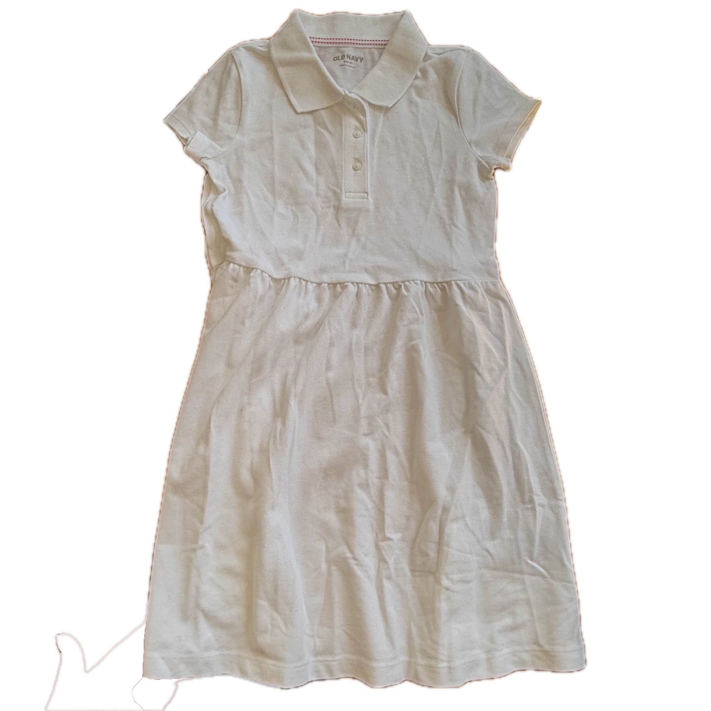 Cat & Jack Girls White Dress Size: 6-7 Years White
