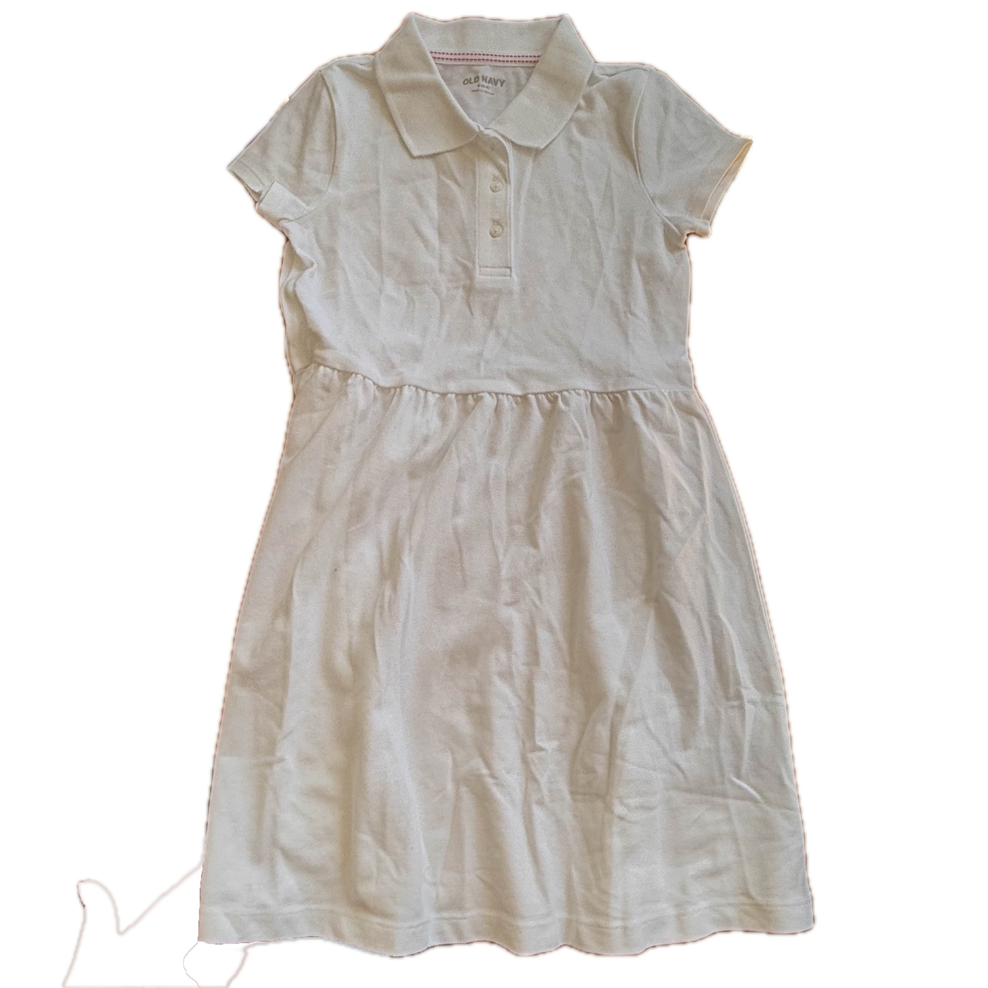 Cat & Jack Girls White Dress Size: 6-7 Years White