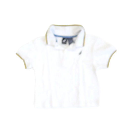 Nautica Boys White Polo Shirt Size: 18 Months White