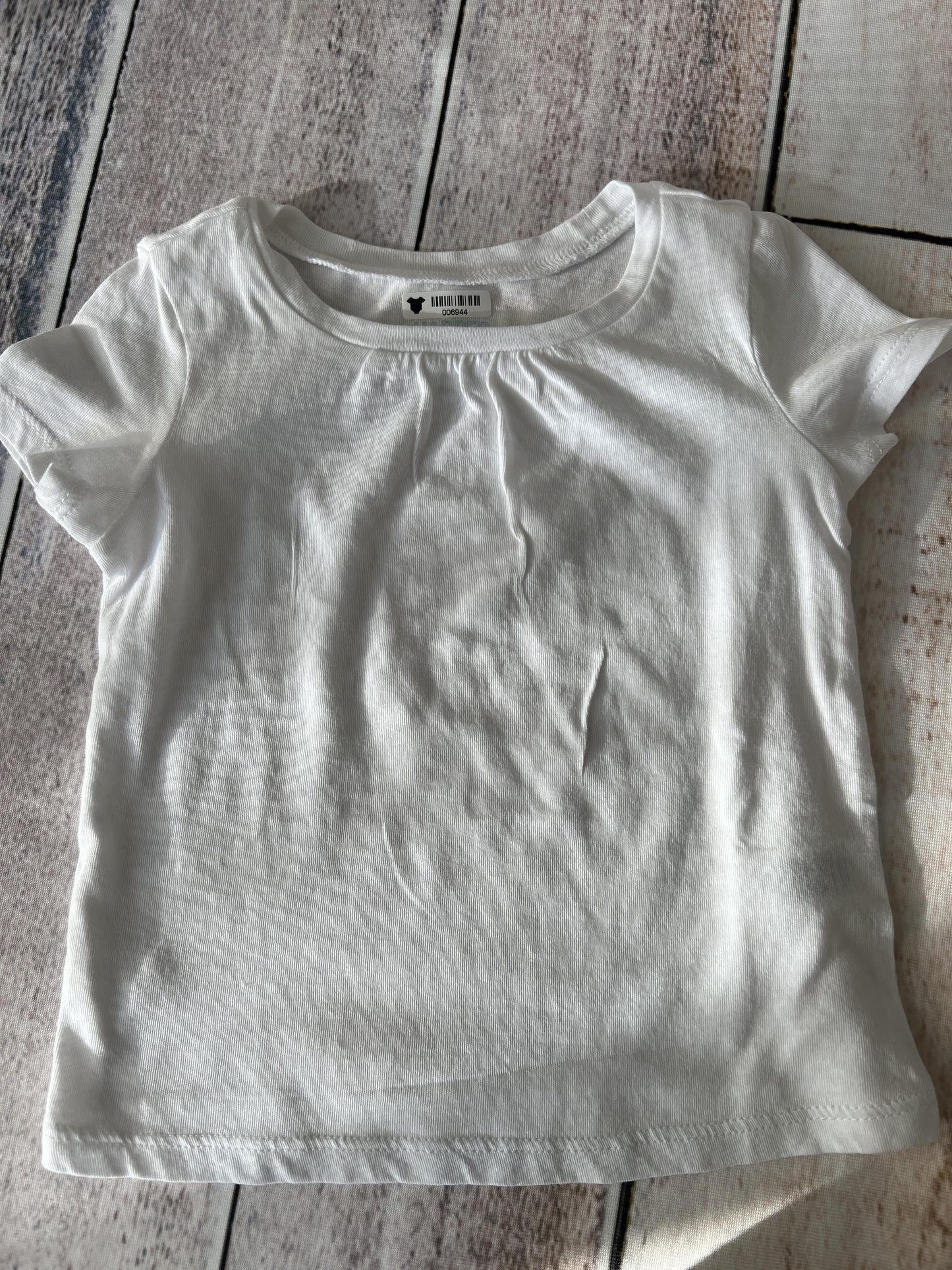 Harper Canyon Girls White T-Shirt Size: 18 months White