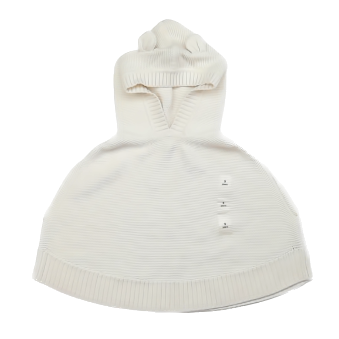 Gap Girls White Poncho Size: 5T White