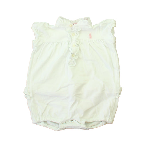 Ralph Lauren Girls White Romper Size: 6 Months White