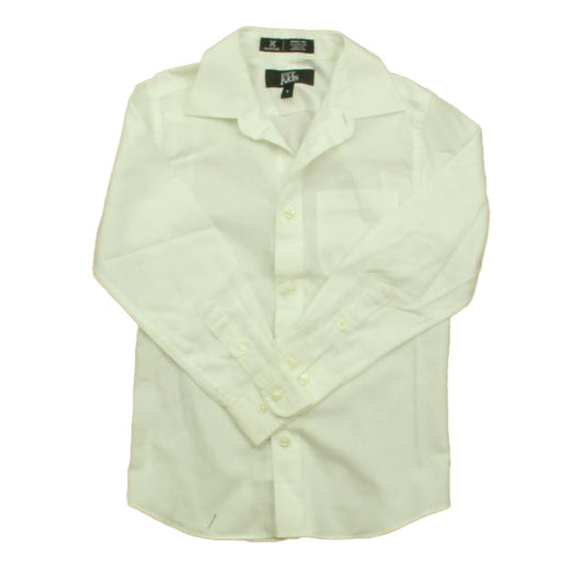 Nordstrom Boys White Button Down Long Sleeve Size: 5T