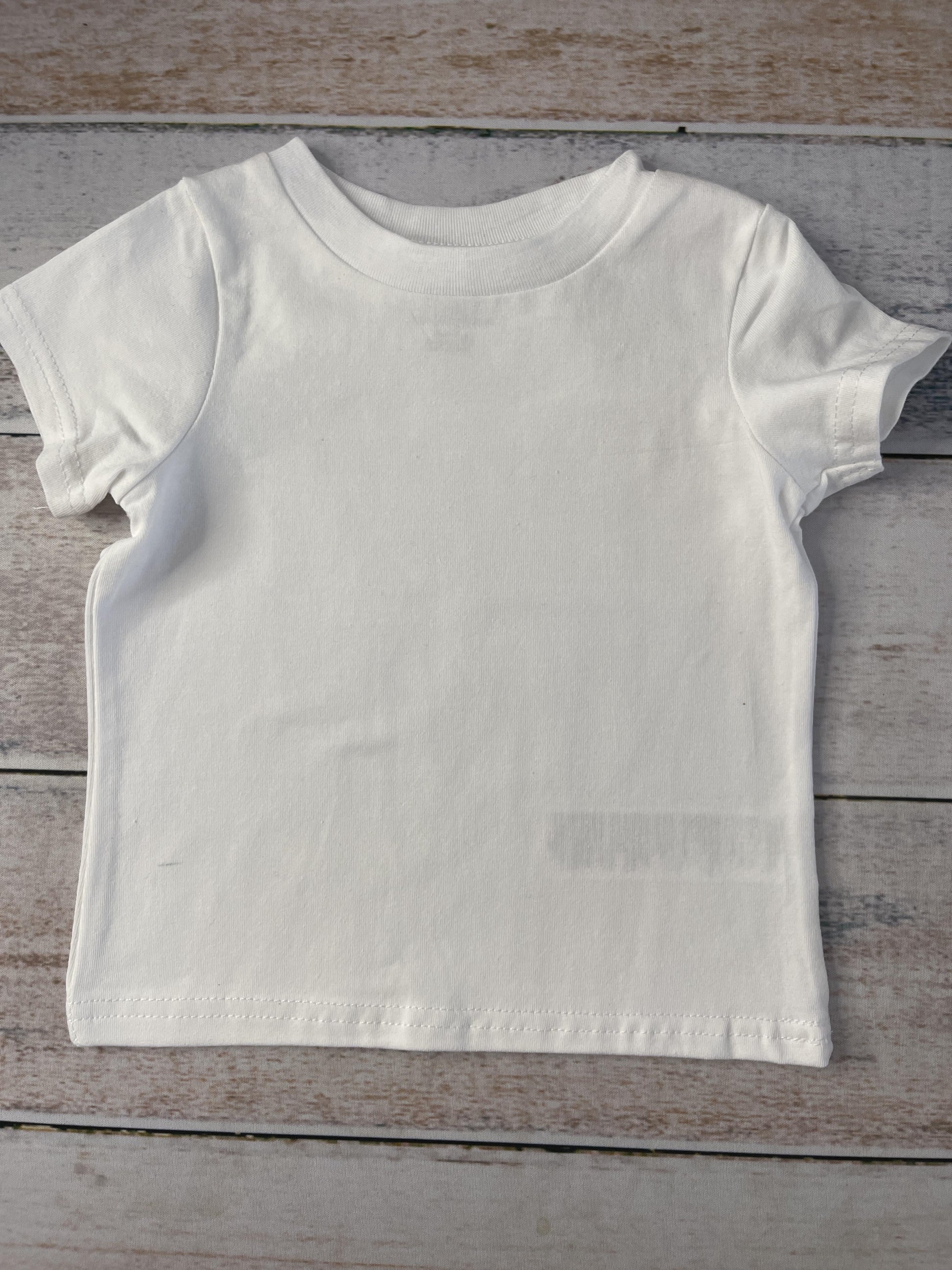 Baby Starters Unisex White T-Shirt Size: 12 months White