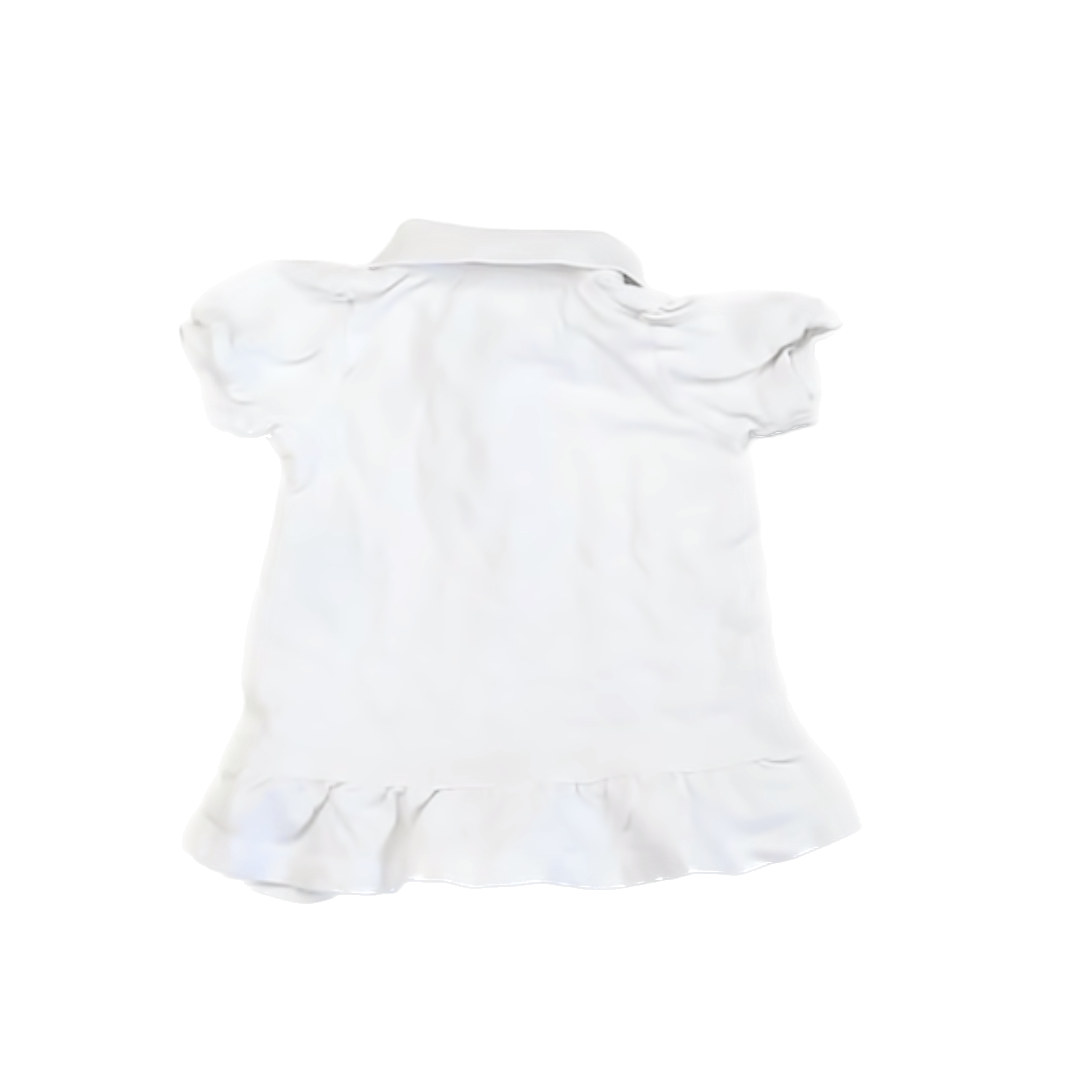 Ralph Lauren Girls White Dress Size: 9M White