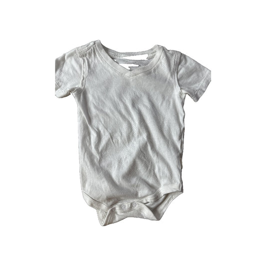 Burt's Bees Unisex White Onesie Size: 6-9 months White