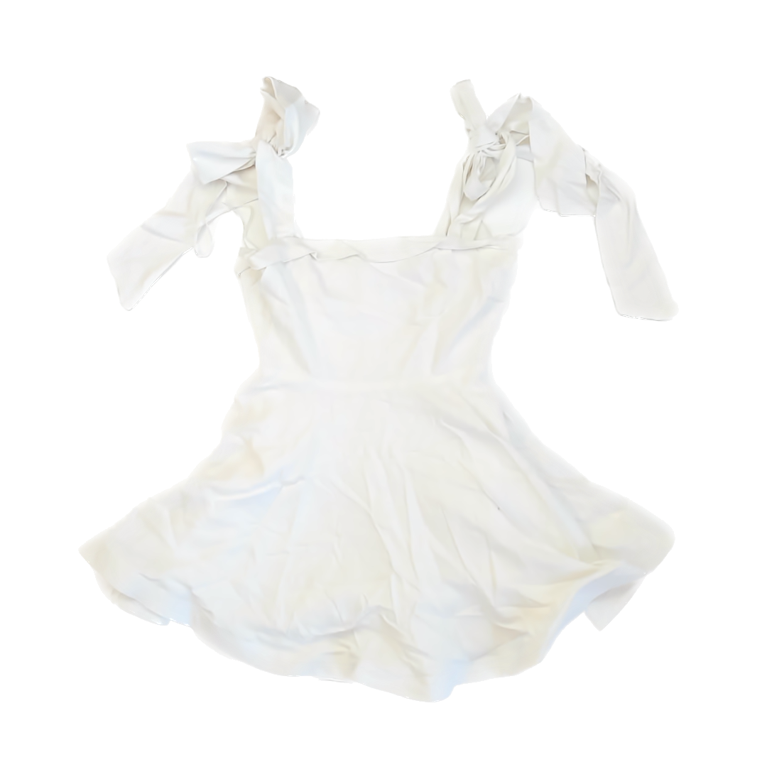 Selfie Leslie Girls White Dress Size: M White
