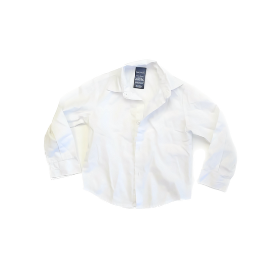 Nautica Boys White Button Down Long Sleeve Size: 4T White