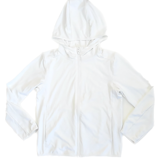 Uniqlo Girls White Jacket Size: 9-10 Years White