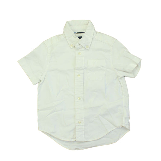 Ralph Lauren Girls White Button Down Short Sleeve Size: 3T White