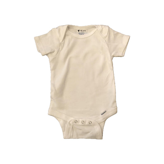 Gerber organic Unisex White Onesie Size: 3-6 months White