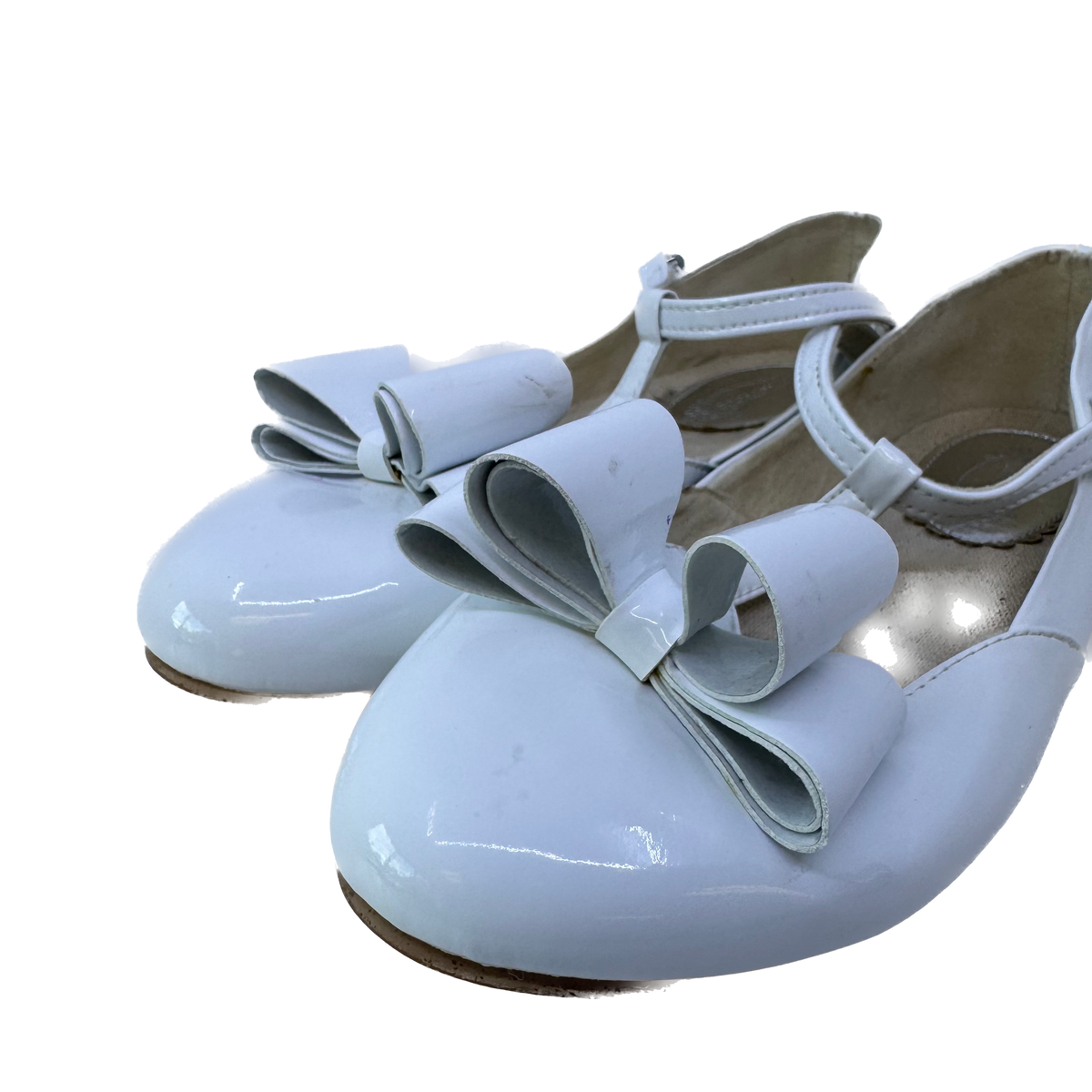 Joyfolie Girls White Shoes Size: 3 Youth White