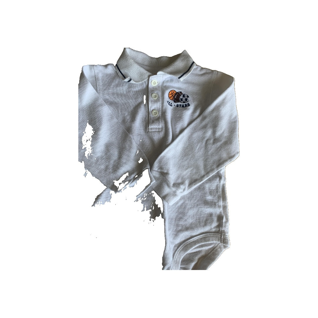 Boys White Onesie Size: 24 months White