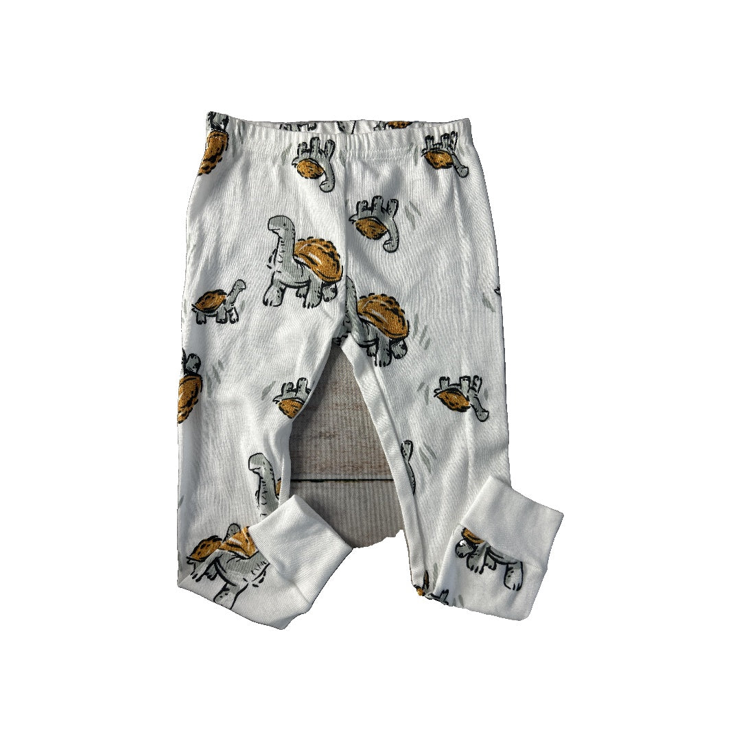 Unisex White Pajamas Size: 24 months White