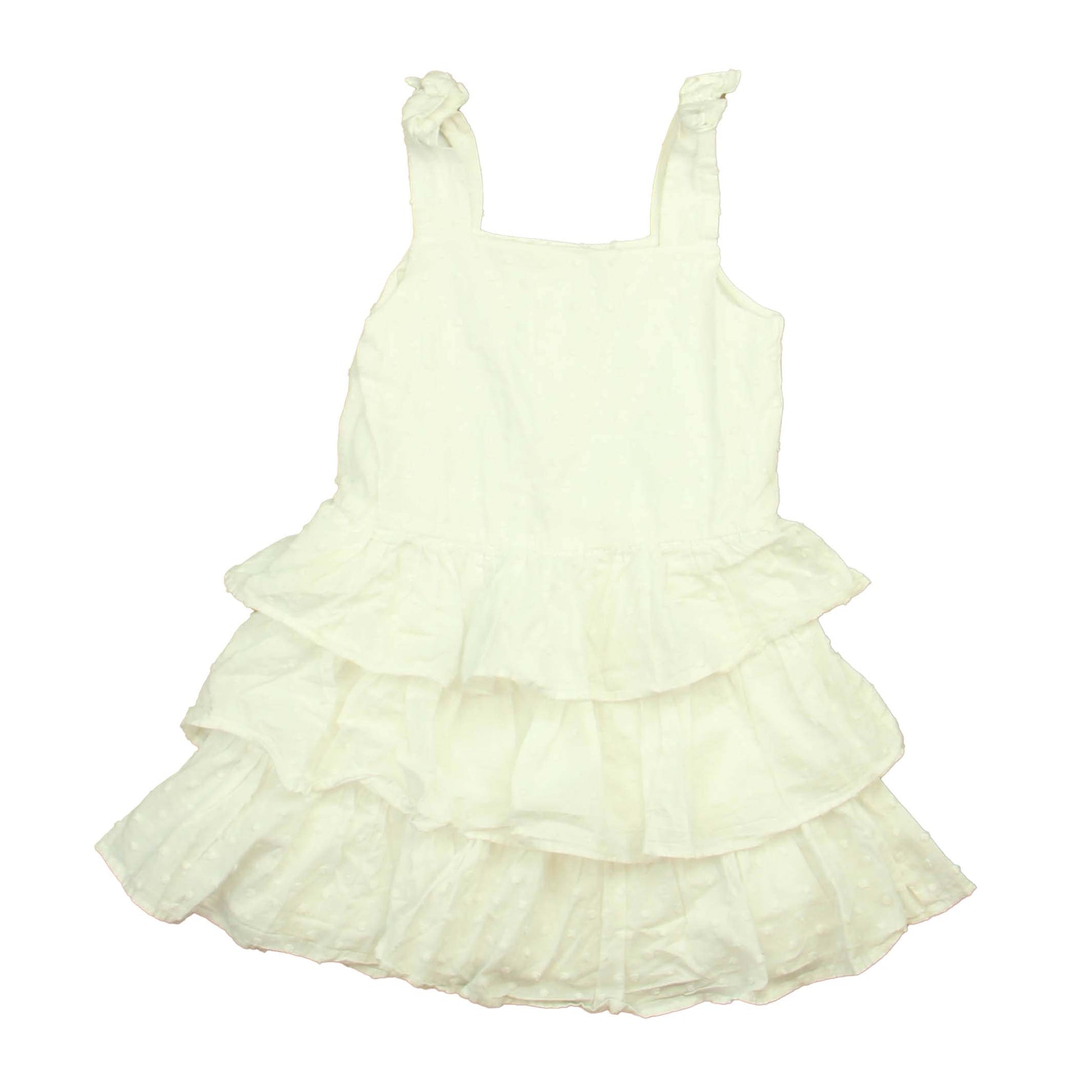 Gymboree Girls White Dress Size: 4T White