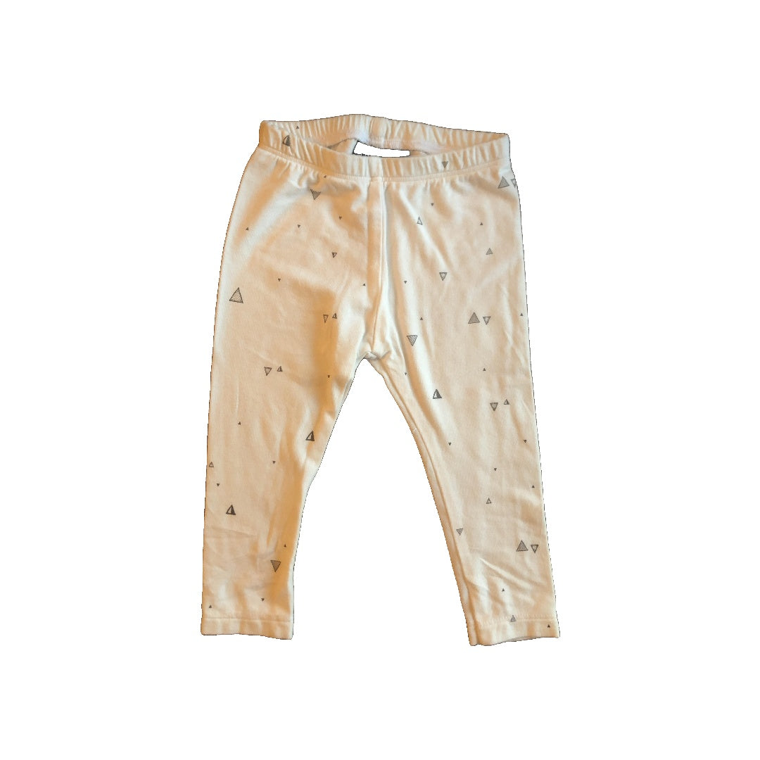 BabySprouts co Unisex White Pants Size: 6-12 months White
