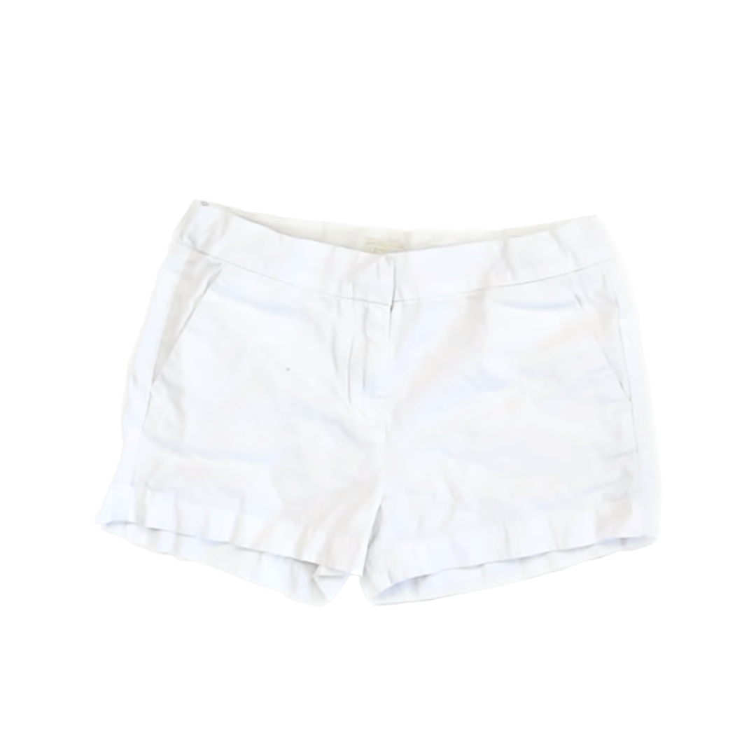 Crewcuts Girls White Shorts Size: 10 Years White