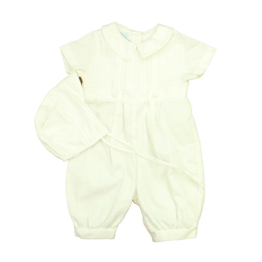 Petit Ami Boys White Special Occasion Outfit Size: 18 Months White