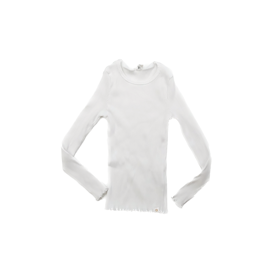 Cotton On Girls White Long Sleeve Shirt Size: 8 Years White