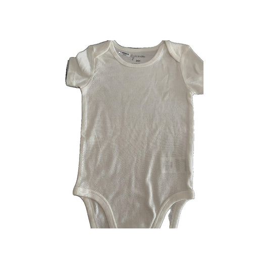 Mac & Moon Girls White Onesie Size: 24 months White