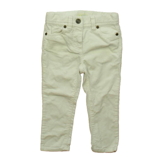 Crewcuts Girls White Corduroy Pants Size: 2T White