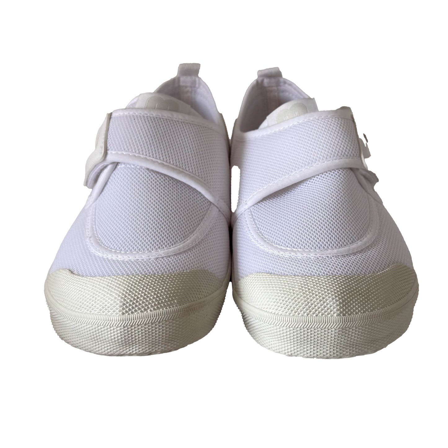 Miki House Unisex White Sneakers Size: 2 Youth White