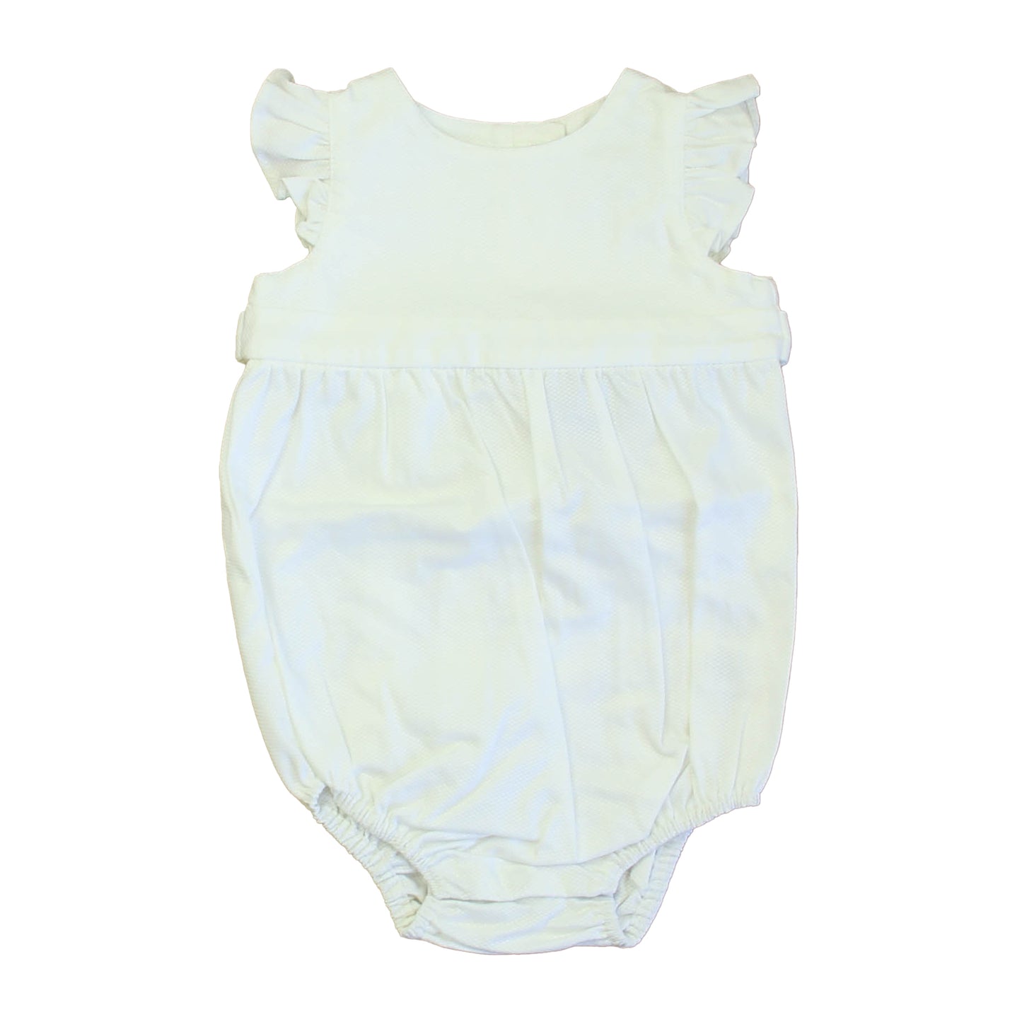 Classic Prep Girls White Romper Size: 12-24 Months