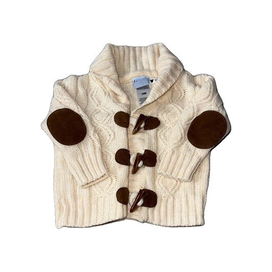 Little Lad Boys White Sweater Size: 3-6 months White