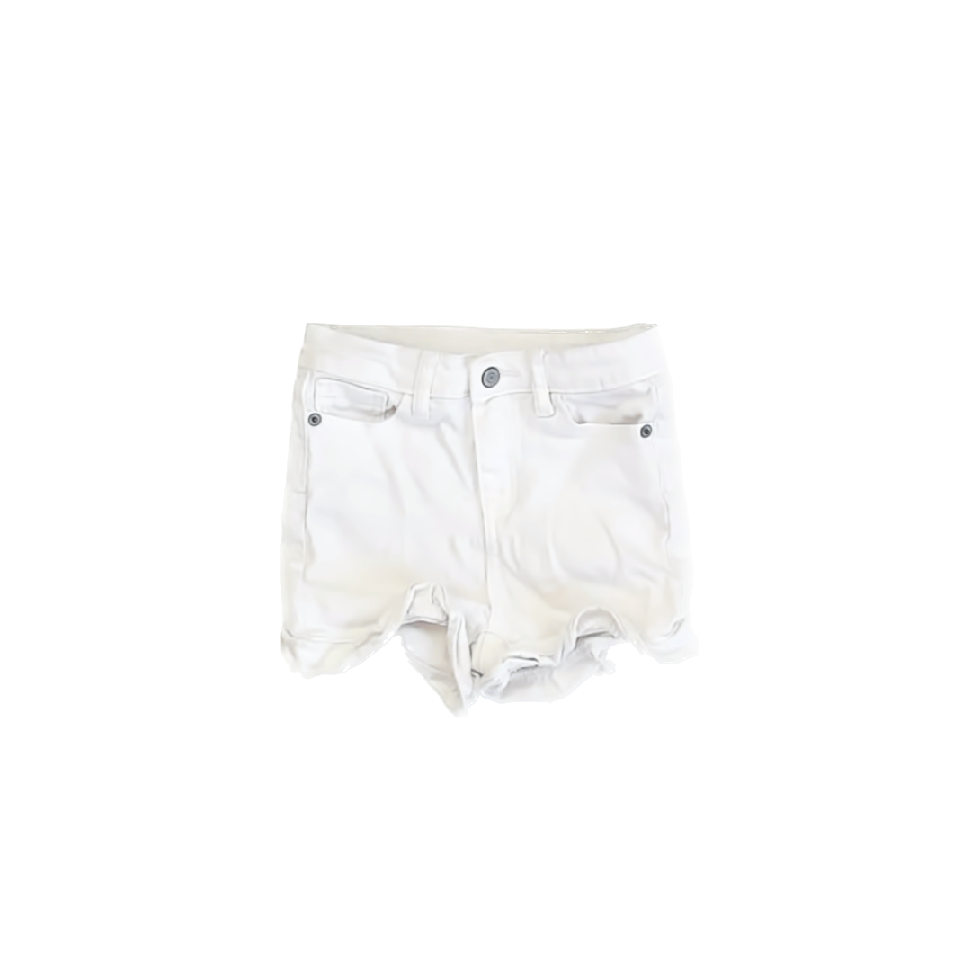 Fab Kids Girls White Jean Shorts Size: 5T White