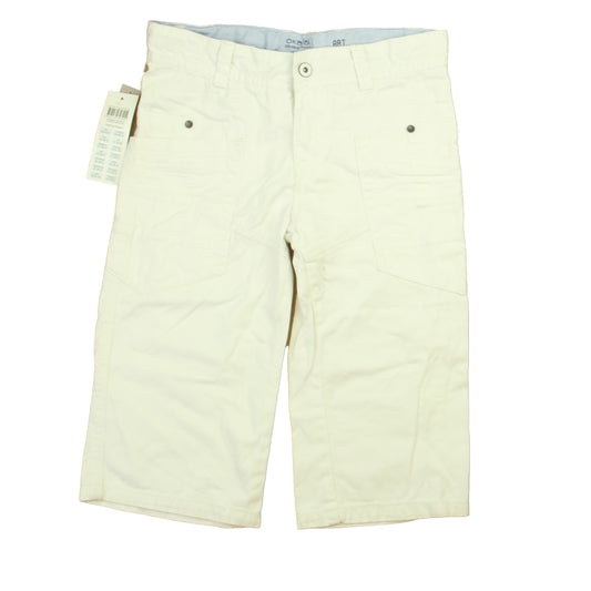 Okaidi Boys White Shorts Size: 14 Years