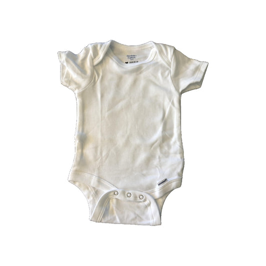 Gerber organic Girls White Onesie Size: 3-6 months White
