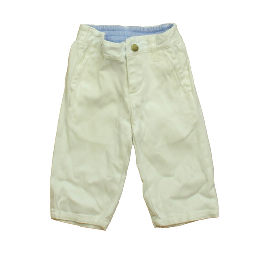 Janie and Jack Boys White Pants Size: 3-6 Months White