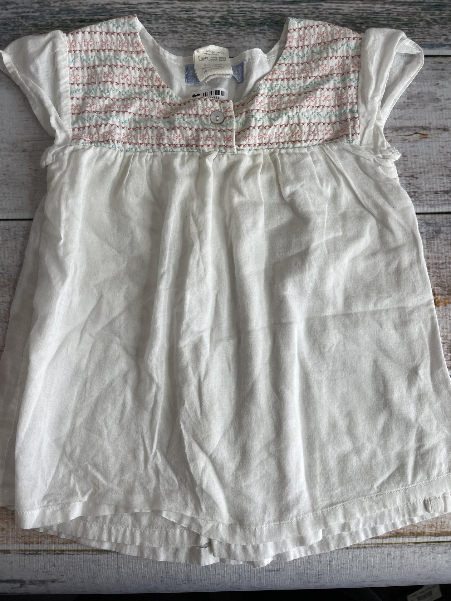 Serendipity Girls White Dress Size: 12 months White