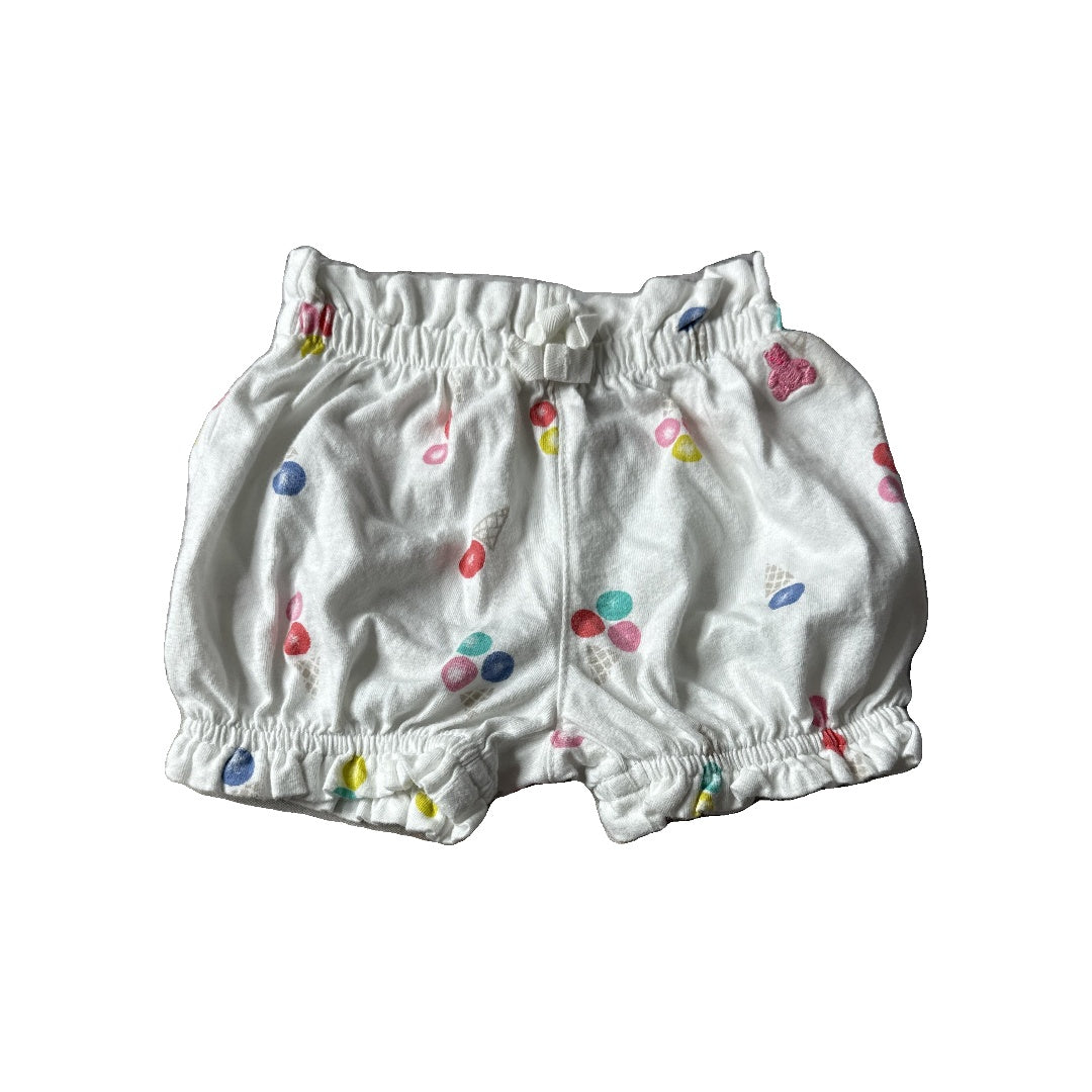 Gap Girls White Shirt Size: 3-6 months White