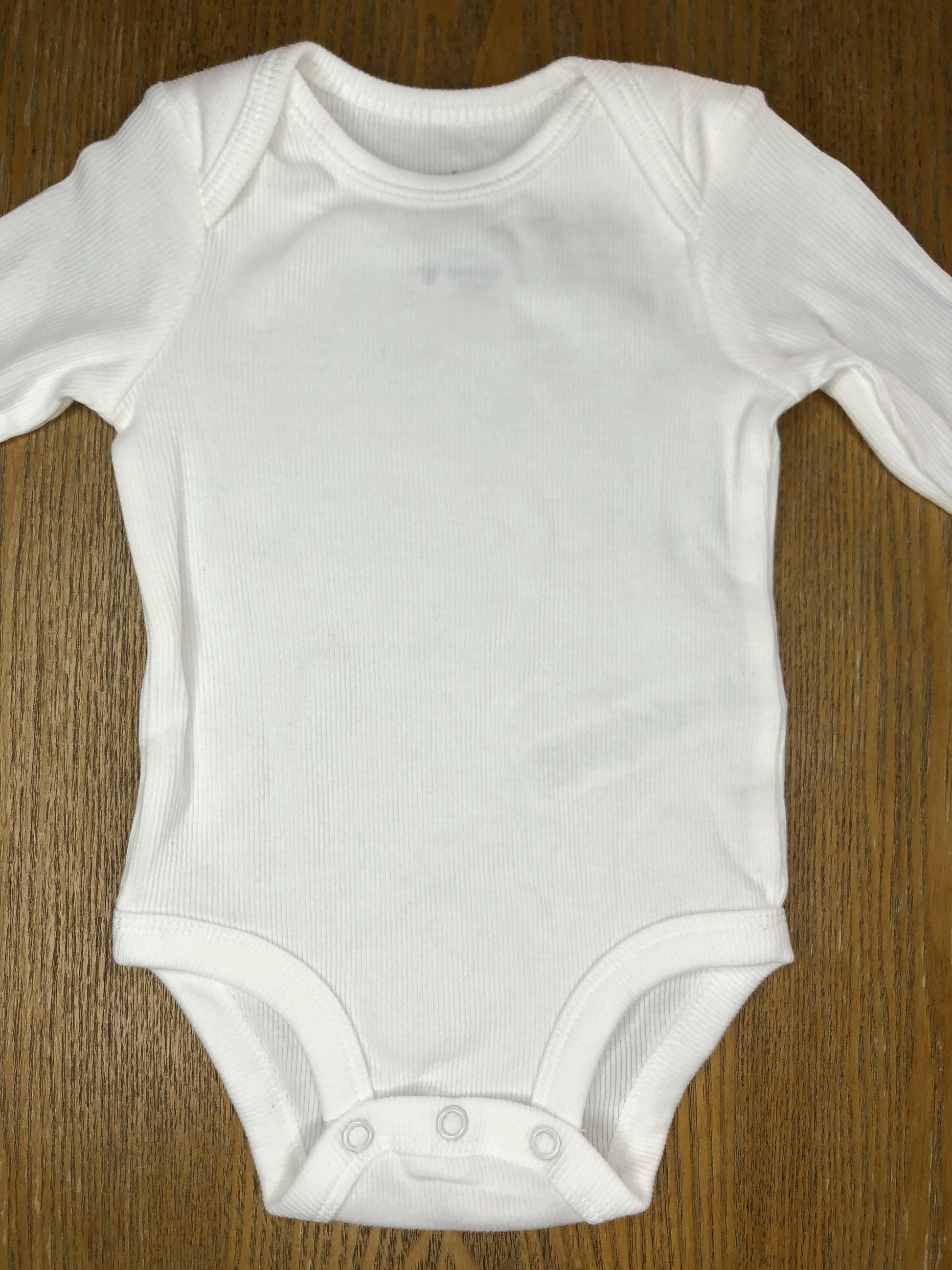 Carters Girls White Onesie Size: 3 months White