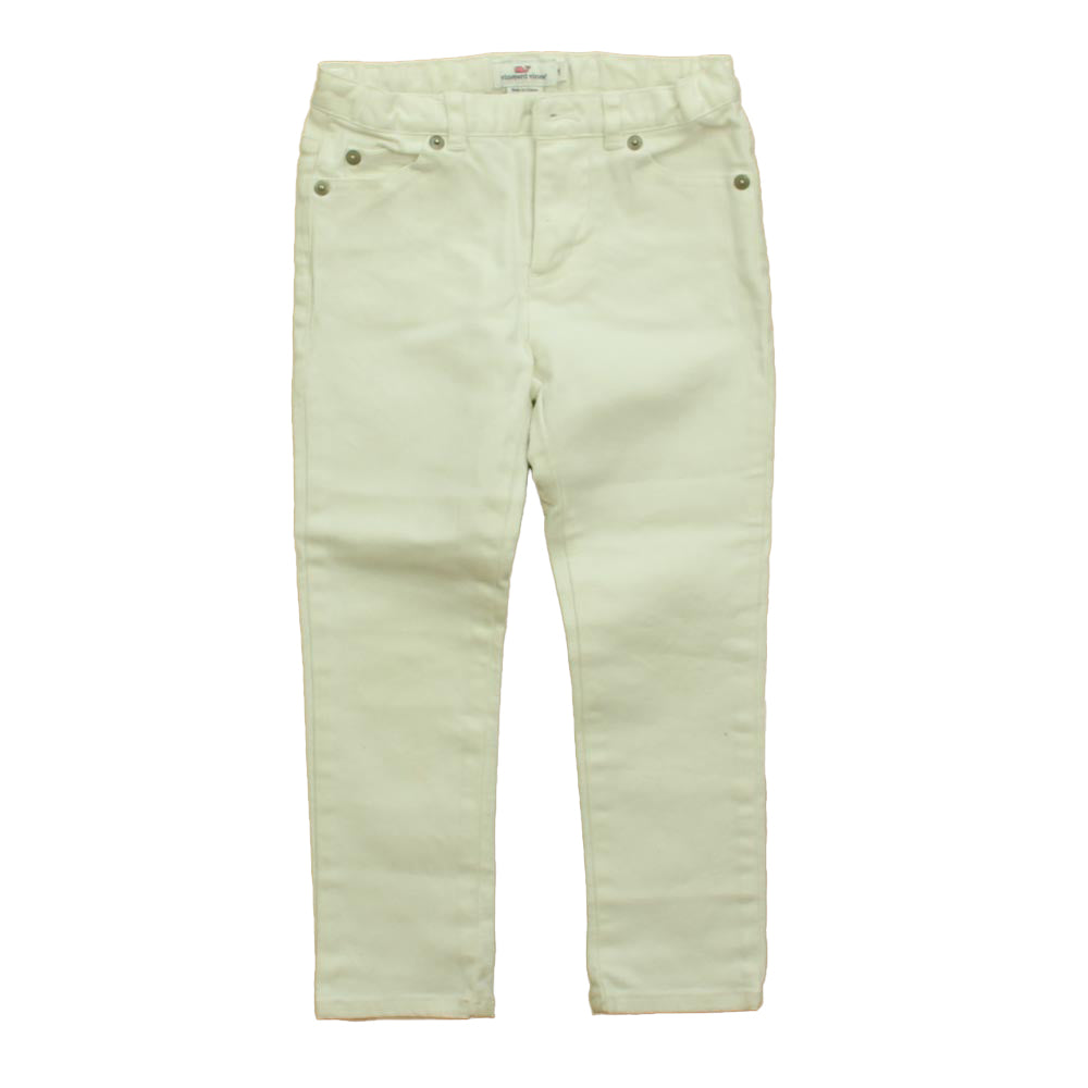 Vineyard Vines Girls White Jeans Size: 5T White