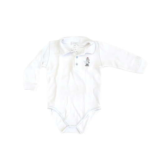 Baby Cottons Boys White Onesie Size: 9 Months White
