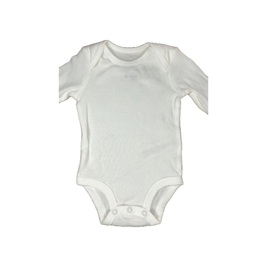 Carters Girls White Onesie Size: 3 months White