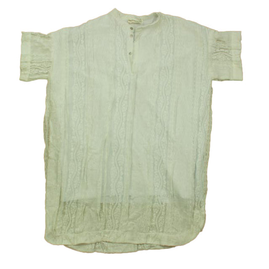 Anja Schwerbrock Girls White Dress Size: 14 Years White