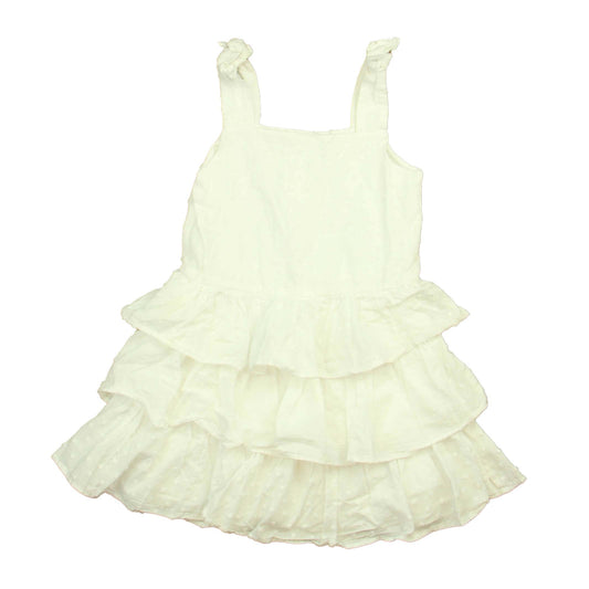 Gymboree Girls White Dress Size: 4T White