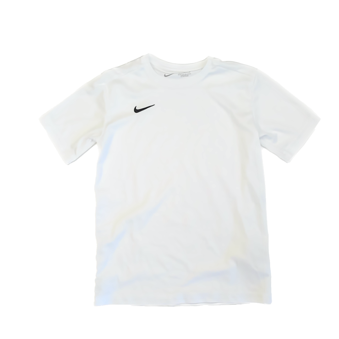 Nike Boys White Athletic Top Size: Youth Large White