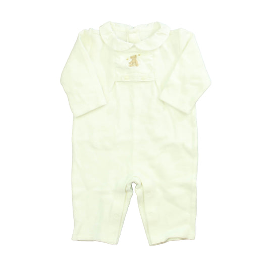 Janie and Jack Boys White Long Sleeve Outfit Size: 3-6 Months White