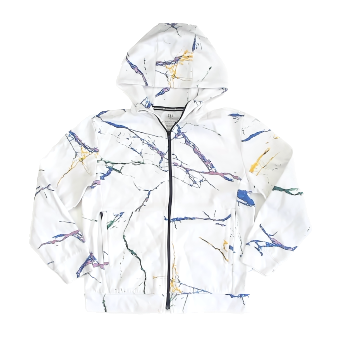 Gap Boys White Hoodie Size: 12 Years White