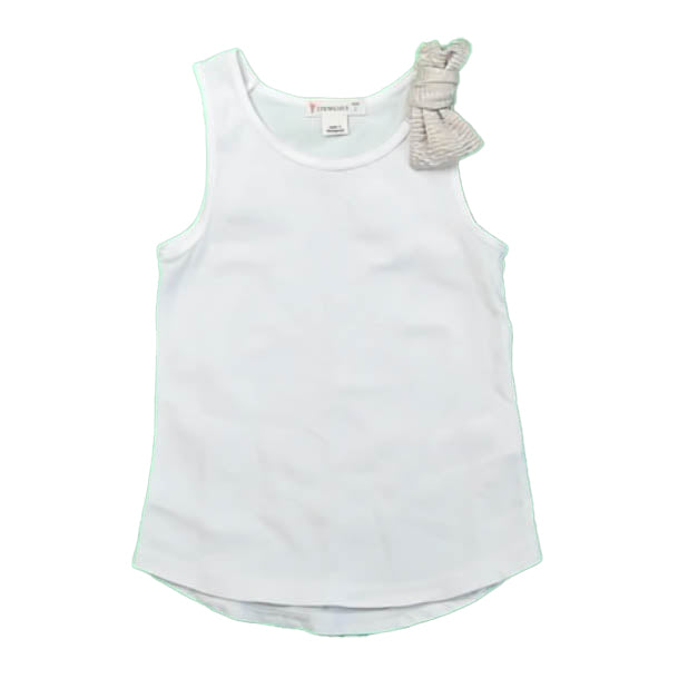 Crewcuts Girls White Tank Top Size: 2T White