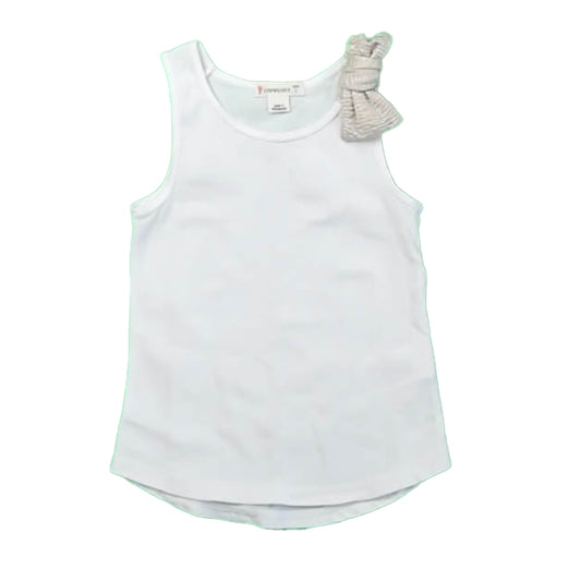 Crewcuts Girls White Tank Top Size: 2T White