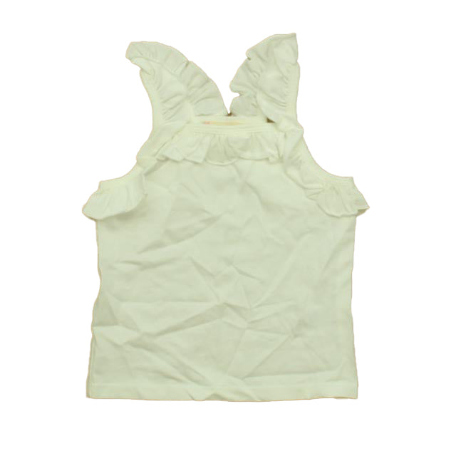 Baby Sara Girls White Tank Top Size: 2T