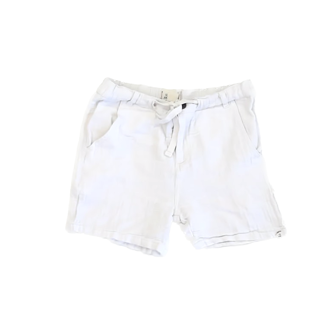 Me & Henry Unisex White Shorts Size: 8-9 Years White