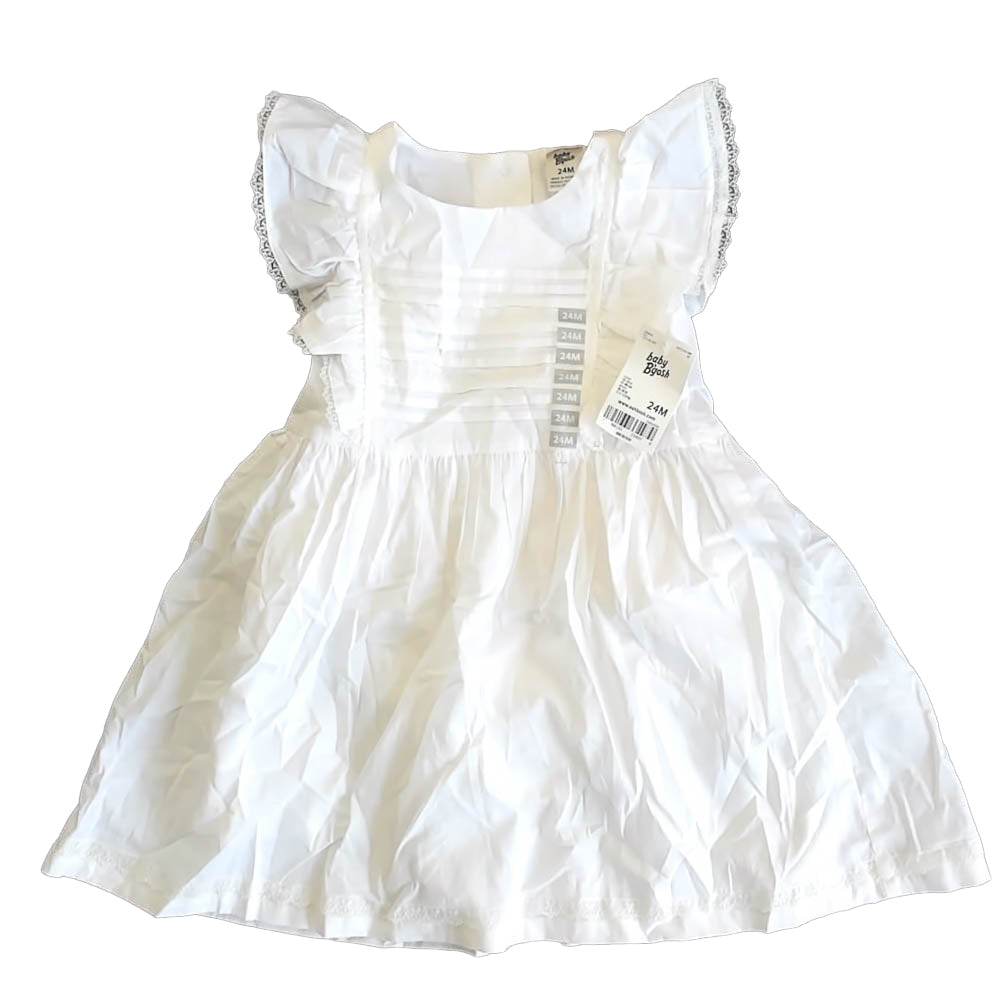 Osh Kosh Girls White Dress Size: 24 Months White