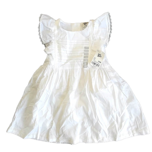 Osh Kosh Girls White Dress Size: 24 Months White